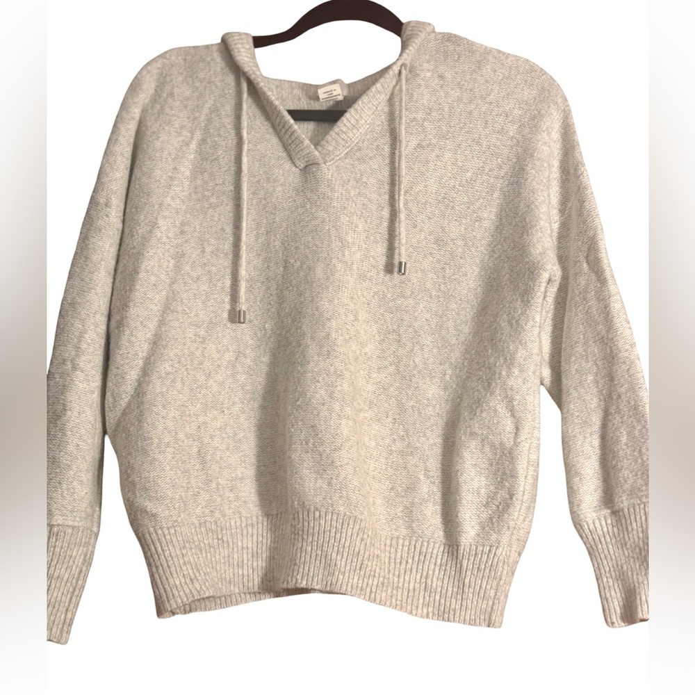 Joie Light Gray V-Neck Sweater